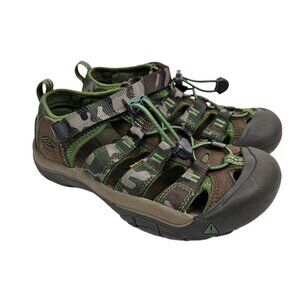 Keen Newport H2 Washable Outdoor/Hiking Trail Sandal Camo(Green/Brown) 3 1016595